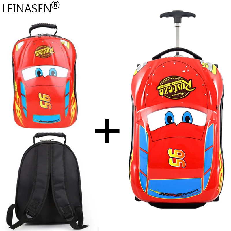 

3D Supercar Child Boy Girl Toys Trolley Suitcase Luggage Bag Children's Schoolbag Wheel Suitcase Travel Children's Suitcase