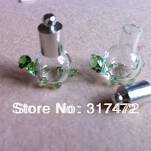 Восхитительно! Green Head Черепаха Колба Подвеска Брелок Кулон Ювелирные Изделия Поиск Миниатюрный Флакон