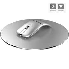 2,4G USB Беспроводная + Bluetooth складная мышь перезаряжаемая эргономичная игровая мышь для Macbook lenovo Asus Dell hp компьютерная мышь