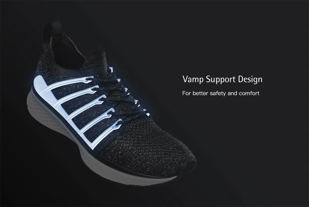 Оригинальные кроссовки Xiaomi Mijia, 2 спортивные дышащие кроссовки для бега, эластичные трикотажные вамп для мужчин, для улицы