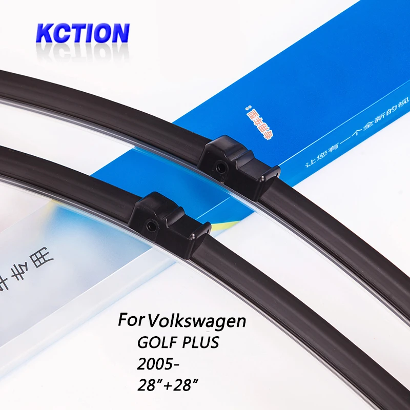 

Car Windshield Wiper Blade For Volkswagen PLUSGOLF PLUS(2005-) , 28"+28", Natural rubber, Bracketless, Car Accessories