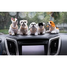 Для автомобилей, стильный, Забавный собачий кукольный автомобиль, кивающая собака, качающая головой, собака для украшения автомобиля, автомобильный аромат