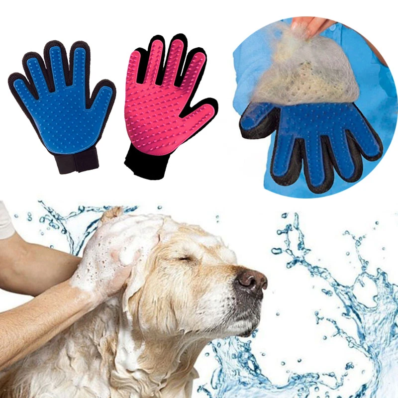 hair glove for dogs