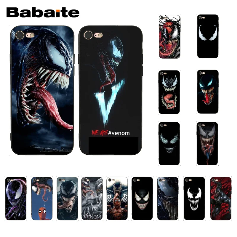 

Babaite Venom 2018 Film MCU DIY Printing Drawing Phone Case for iPhone 6S 6plus 7 7plus 8 8Plus X Xs MAX 5 5S XR