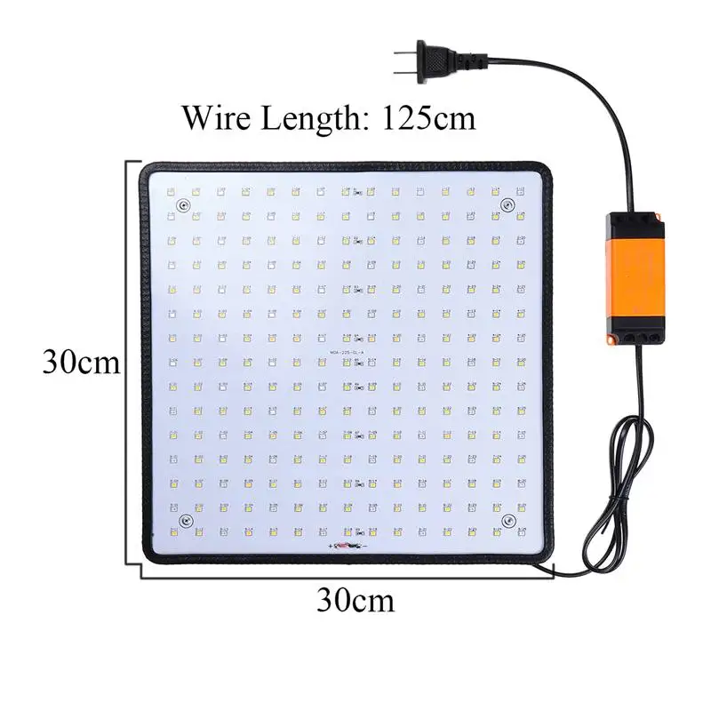 Smuxi 45W 225 LED Grow Light LED Phyto-lamp Full Spectrum High Power AC85-265VLED Panel Grow Lamp For Plants Hydroponics Tent