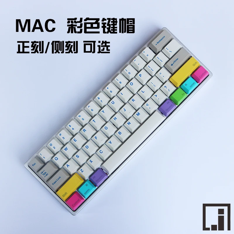 Mac add on RGBY mechanical keyboard add-on kit PBT keycap command option cap OEM