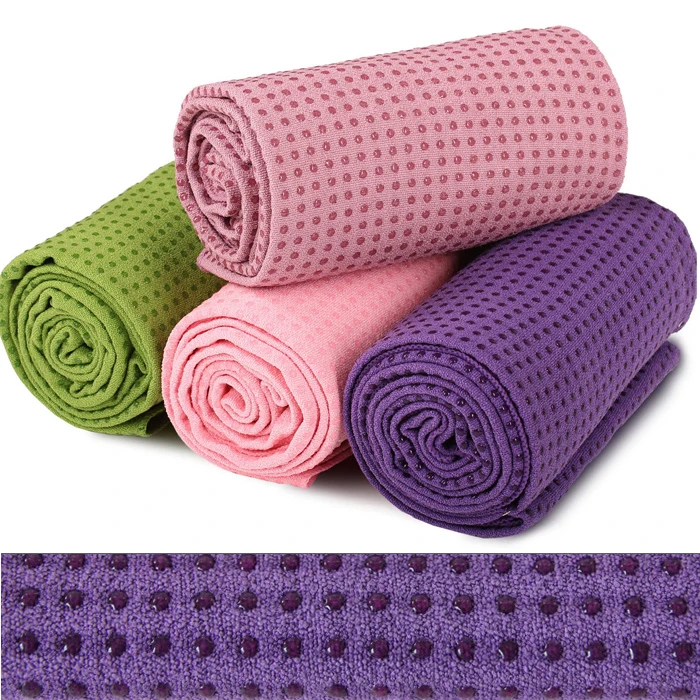 skidless yoga towel