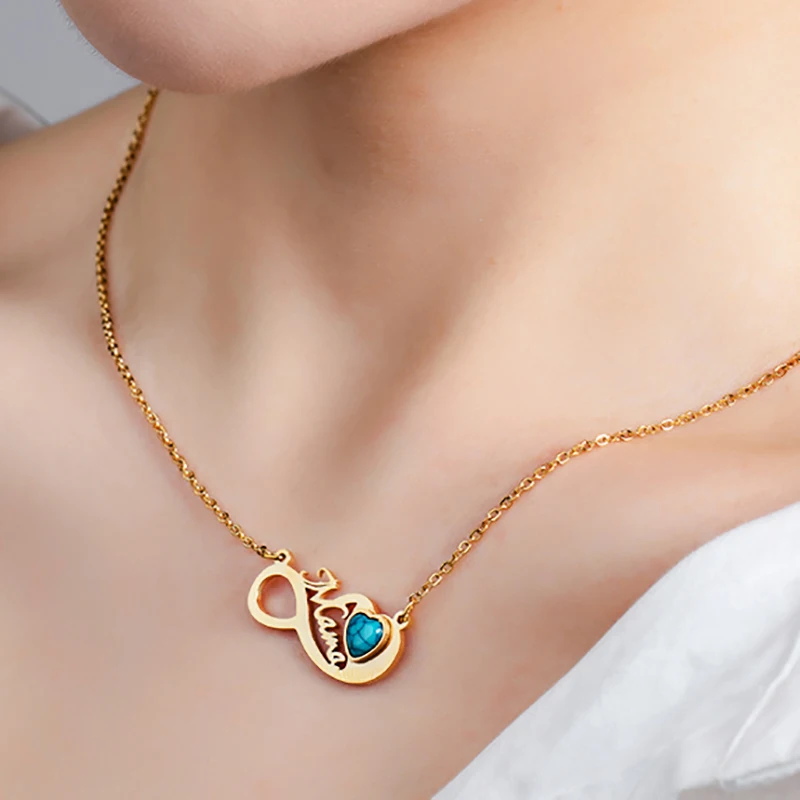 

2019 Fashion Cute Girl Personalized Letter Necklace Heart Shape Choker Short Chain Necklace Jewelry Gift For Women