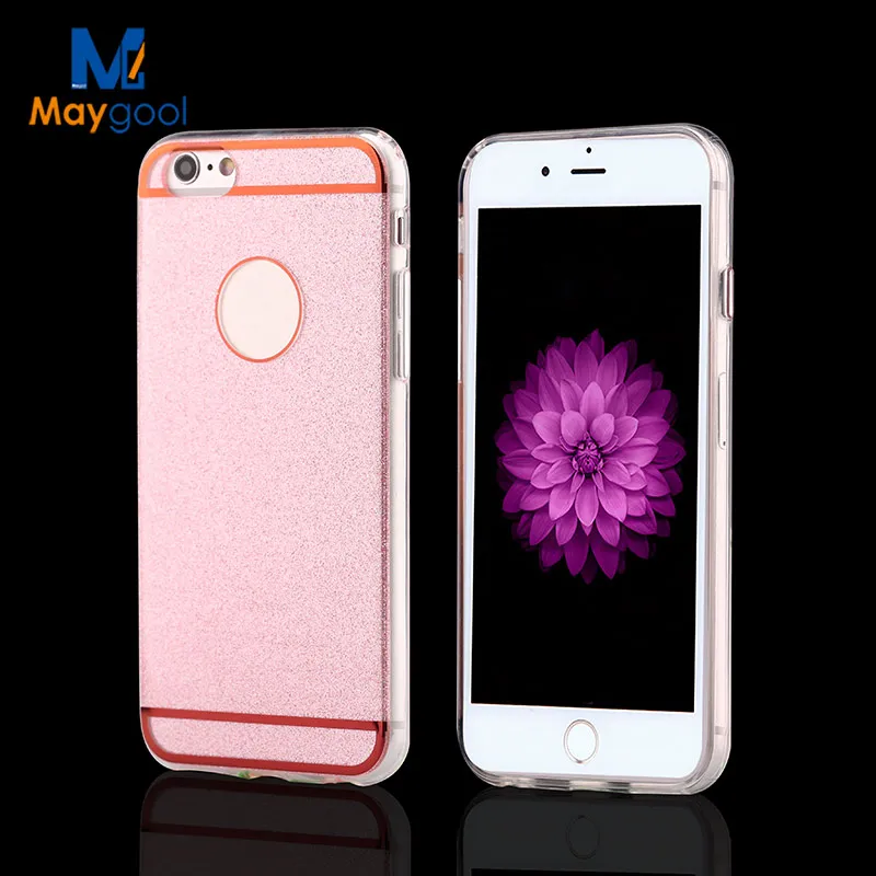 Maygool Bling Телефонные Чехлы для iPhone 6 6S 5 5S 6plus плюс блеск силиконовые мангала Мягкие