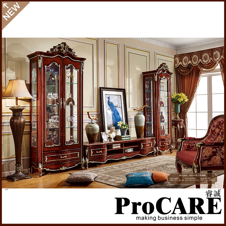 foshan furniture classic solid wood wine showcase dining room Display furniture foshan furniture classic solid wood wine showcase dining room Display furniture