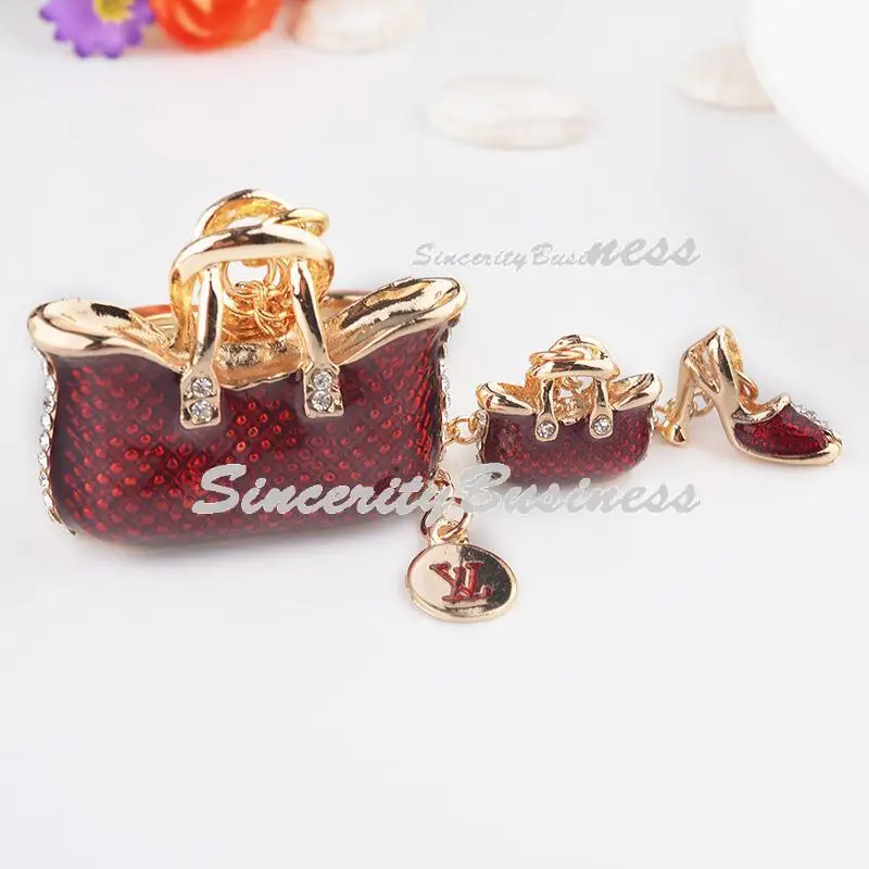 creative key chains, hanging buckle,Fashion fringe bag car key ring Key Chains