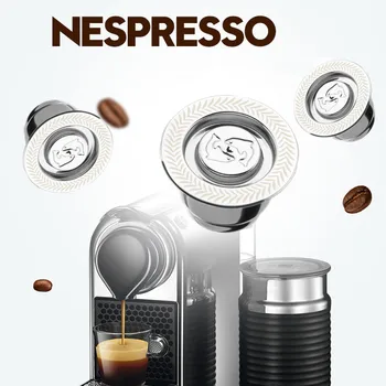 Crema Stainless Steel Reusable Nespresso Permanent Coffee Capsules For Nespresso Nescafe Coffee Machine Crema Stainless Steel Reusable Nespresso Permanent Coffee Capsules For Nespresso Nescafe Coffee Machine