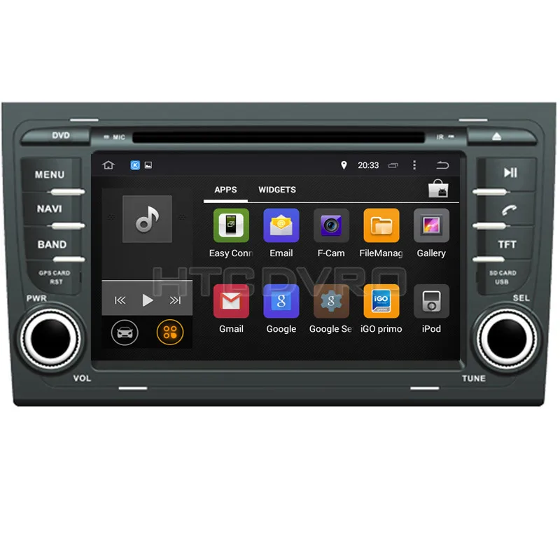 Top YMODVHT 7inch 4G Octa Core Android 9.0 7.1 Car DVD Player for Audi A4 2002-2008/for Seat Exeo 2010- RDS Radio Audio Video Stereo 2