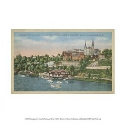 Georgetown from the Potomac River Poster Print (13 x 10)