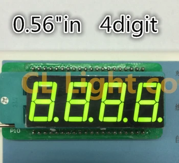 

4 Bits Digital Tube Led Display 7 Segment Green 0.56 inch Wholesale common cathode 0.56" 0.56in four digits display