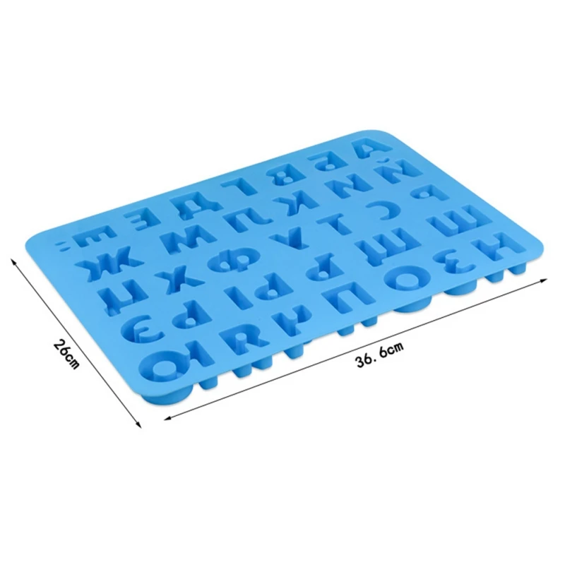 

Letters Chocolate Mold Russian Alphabet Silicone Mold 3d Cake Decorating Tools Tray Fondant Molds Jelly Cookies Baking Mould