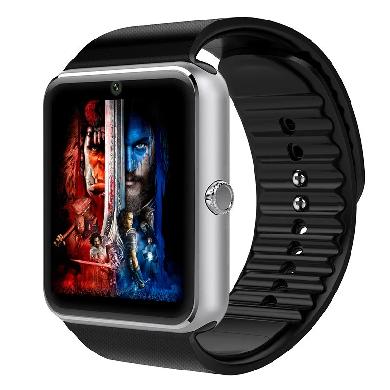 Smart Watch GT08 Clock Sync Notifier Support Sim C...