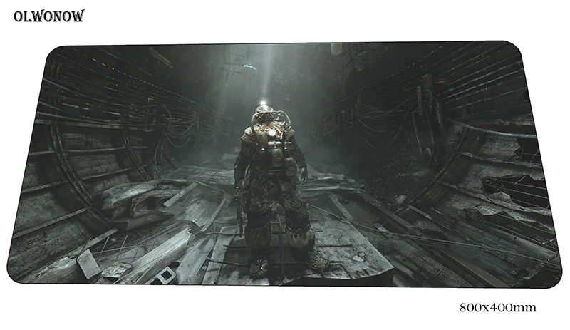 Metro 2033 коврик для мыши геймер 80x40 см, игровой коврик для мыши, красочный Коврик для ноутбука, Настольный коврик, мультяшный коврик для мыши, игры, pc gamer, коврики для геймпада - Цвет: Size 800x400x2mm