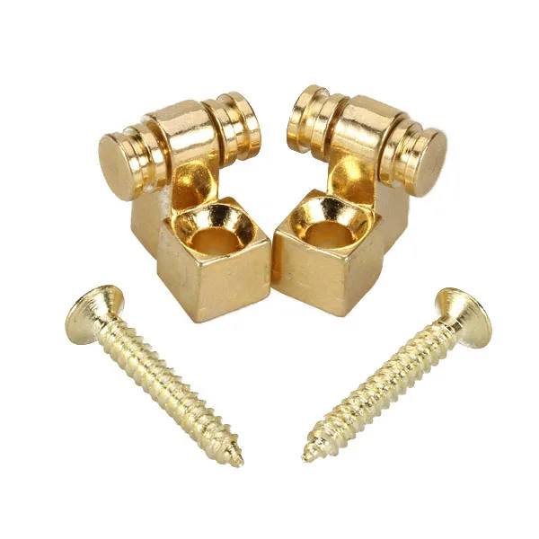 

2pcs Golden Roller String Retainer Trees for Electric Guitar Parts Accessories