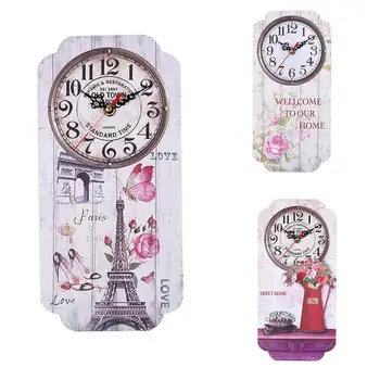 

New Creative Retro Rectangle Big Ben Tag Pattern Digital DIY Removable 3D Wall Clock Living Room Home Bar Coffee Clock Hanging D