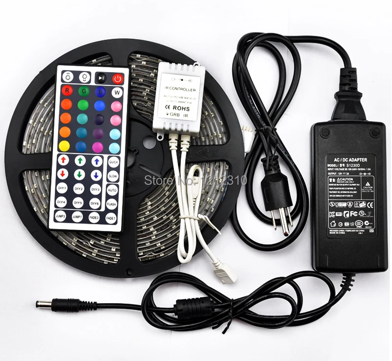 Новинка! Водонепроницаесветодиодный светодиодная ленсветильник 300led s RGB 3528 SMD +