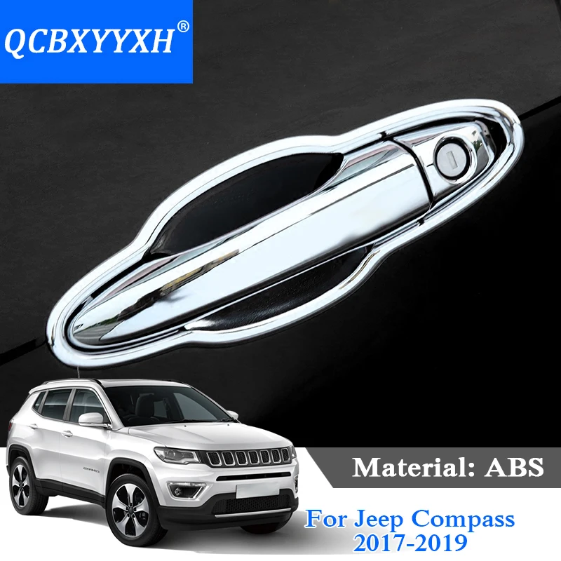 QCBXYYXH ABS автомобильный Стайлинг для Jeep Compass 2017 2019 Автомобильная наклейка отделка