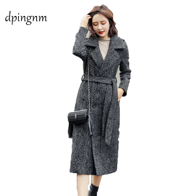 2018 Fashion Women Coat Long Alpaca Wool Blends Overcoat Womens Long sleeve Wool Coats High Quality Overcoat Fashion Trench Coat 2018 Fashion Women Coat Long Alpaca Wool Blends Overcoat Womens Long sleeve Wool Coats High Quality Overcoat Fashion Trench Coat
