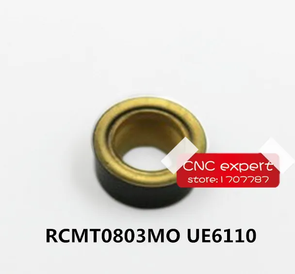 Бесплатная доставка 10 шт. NC фрезерная вставка RCMT0803MO UE6110 поворотная лопасть