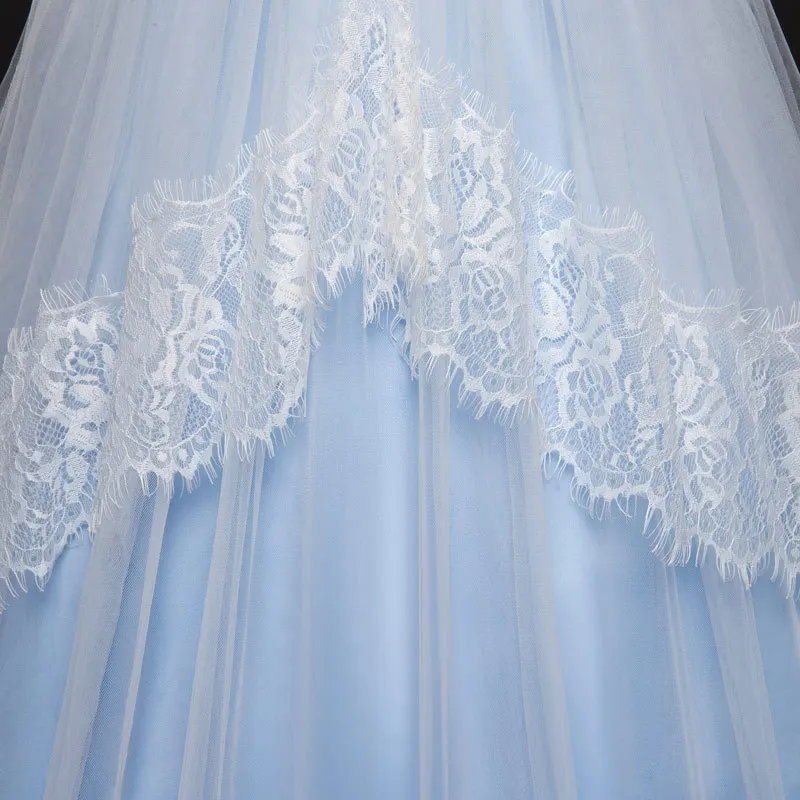 Flower Girls Dress 2018 New Cute Princess Party Wedding Gown Long Sleeve Kids Lace Dresses For Girls 10 Years Children Costumes (7)