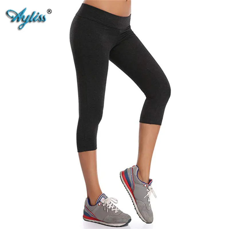 Ayliss женские энергетические Бесшовные Спортивные штаны с контролем живота супер эластичные спортивные штаны с высокой талией для бега