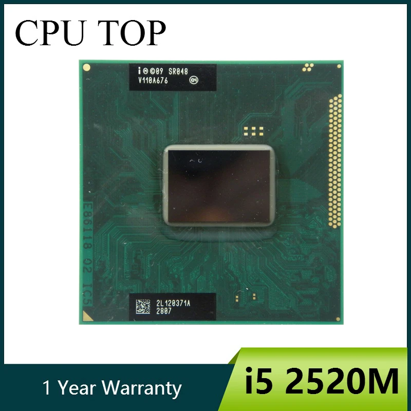 Процессор Intel Core i5 2520M 2 5 ГГц SR048 G2/rPGA988B|socket g2|intel coreprocessore cpu |