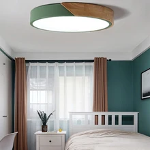 Round Multicolor LED Ceiling Light Modern Lamp Living Room Lighting Fixture Bedroom Kitchen Surface Mount Flush Panel lamp