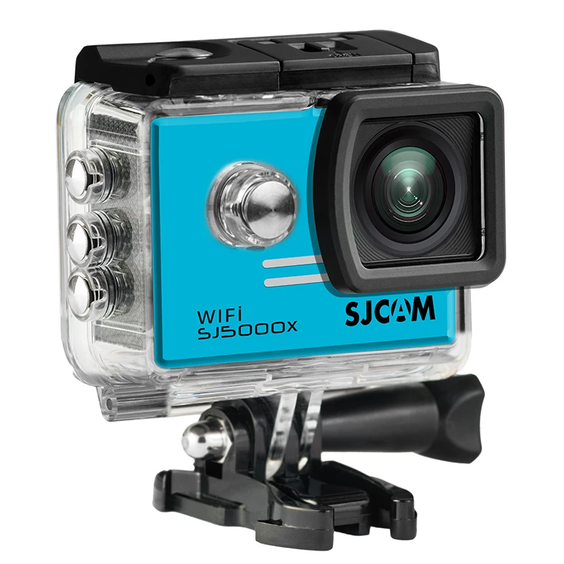 SJCAM SJ5000x Elite WiFi 4K 24fps 2K30fps Gyro Sports DV 2,0 lcd NTK96660 Дайвинг 30m Водонепроницаемая оригинальная Экшн-камера - Цвет: Синий