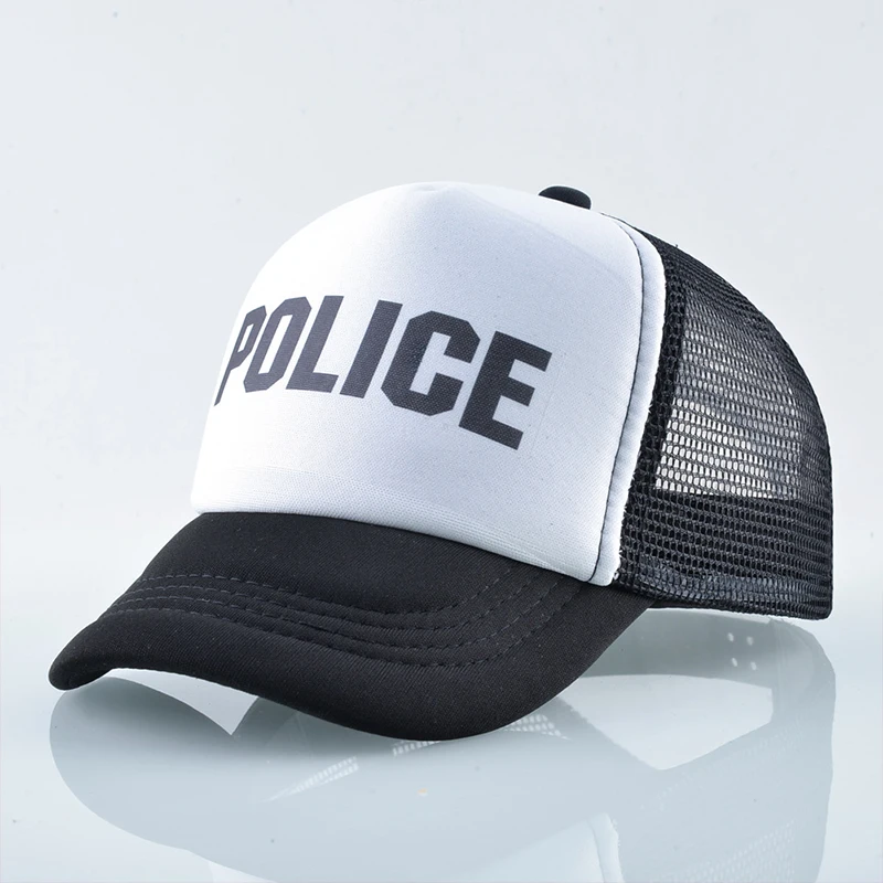 

2019 child police hat new children's fashion hat men and women baby popular hip hop baseball cap
