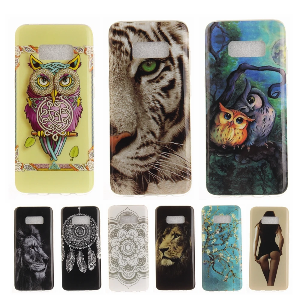 Case For Samsung S8 G9500 Back Cover Sexy Girls Tiger Lion Design Soft TPU Cover Transparent Cell For Samsung S8 Phone Case cases-for-s8+ : image Case For Samsung S8 G9500 Back Cover Sexy Girls Tiger Lion Design Soft TPU Cover Transparent Cell For Samsung S8 Phone Case cases-for-s8+