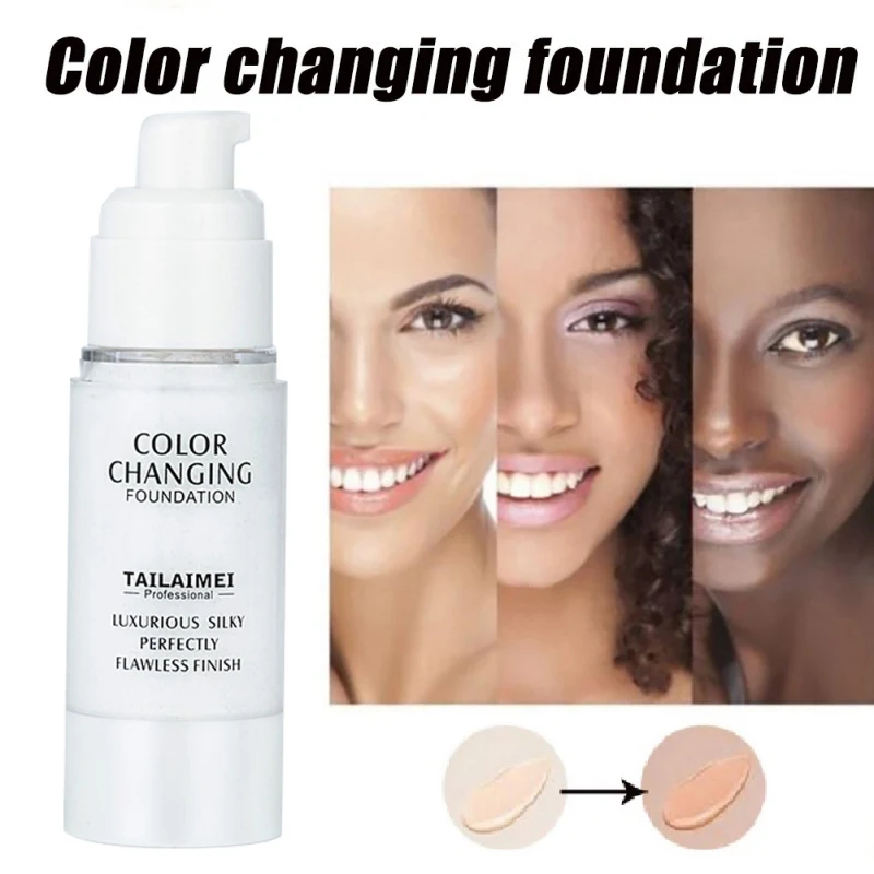 

30ml Changing Liquid Foundation Makeup Face Body Foundation Base Change To Your Skin Tone By Just Blending N3