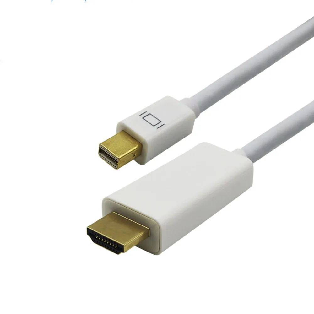 

Mini Displayport To HDMI Cable 4K HD Converter DP Male To HDMI Male Adapter For Projector Laptop Monitor Camera