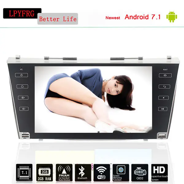 Android 9,0 HD 4G+ 64G Автомобильный gps навигатор dvd для Toyota camry 2008 2009 2010 2011 с 4G радио bluetooth спутниковая навигационная система, стереомагнитола Mp3