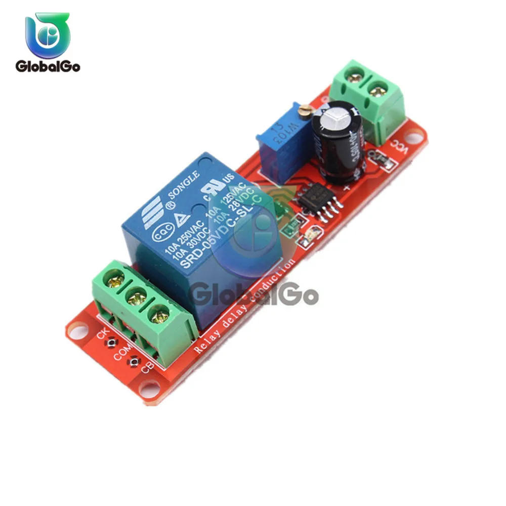 

DC 5V NE555 Delay Relay Timer Switch Module Timing Time Relay Trigger Cycle Timer Delay Switch Controller