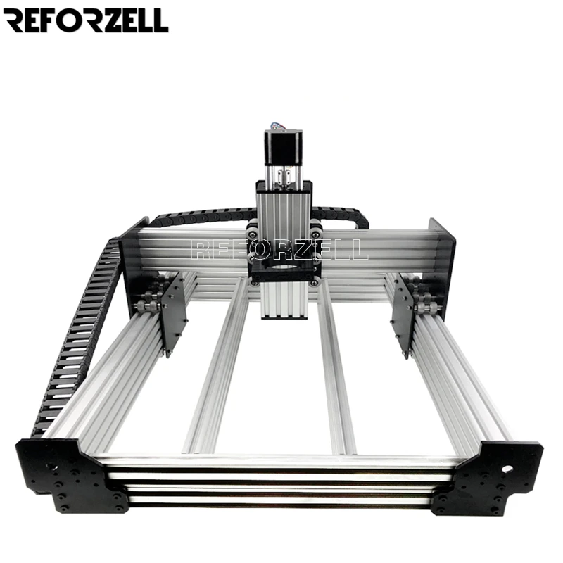 1000 мм x 1000 мм WorkBee фрезерный станок с ЧПУ, фрезерный механический комплект с 4 шт Nema 23 шаговые двигатели