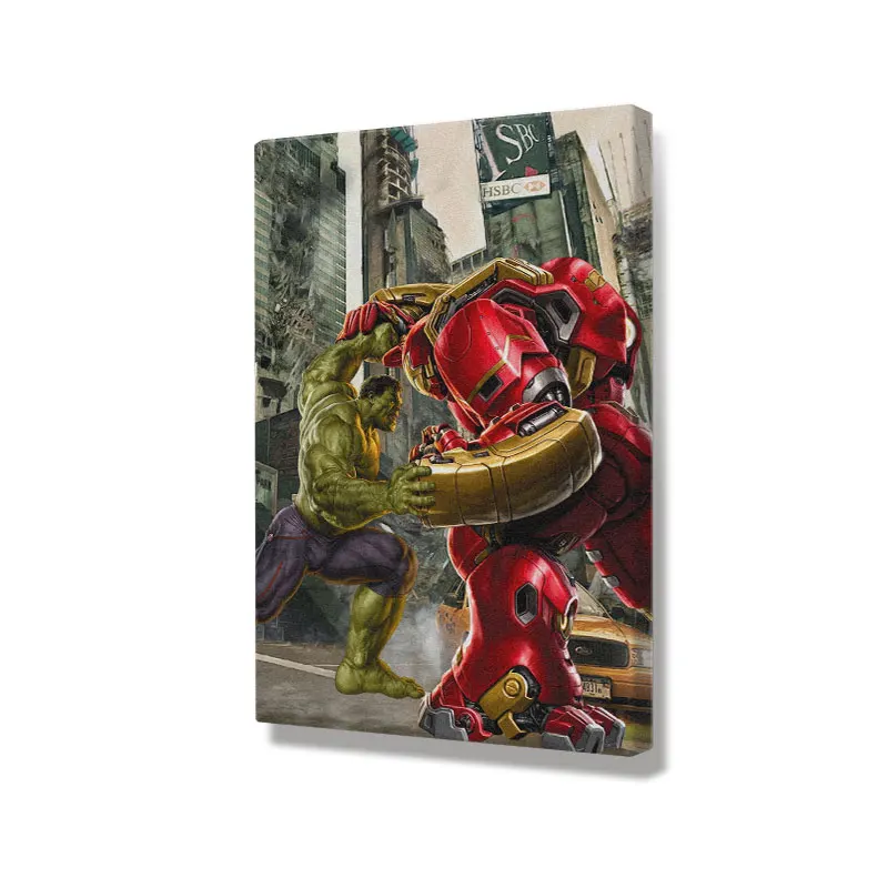 Настенный постер Халк marvel холст для детей подростков гостиной дома спальни