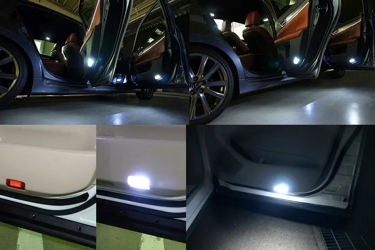 Без ошибок для Toyota Alphard Avalon Aurion Camry Crown Corrolla Prius Highlander светодиодный светильник для боковой двери