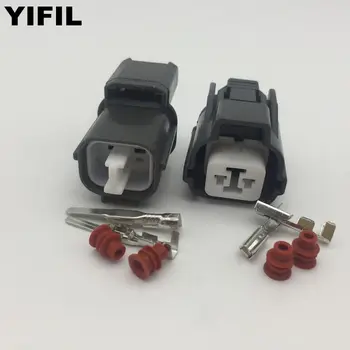 

5sets/lot 2 Pin/Way Female Male Cable Horn Connector For Excelle BYD BUICK Honda CITY Rear Door Lock Motor 6189-0129 Sumitomo