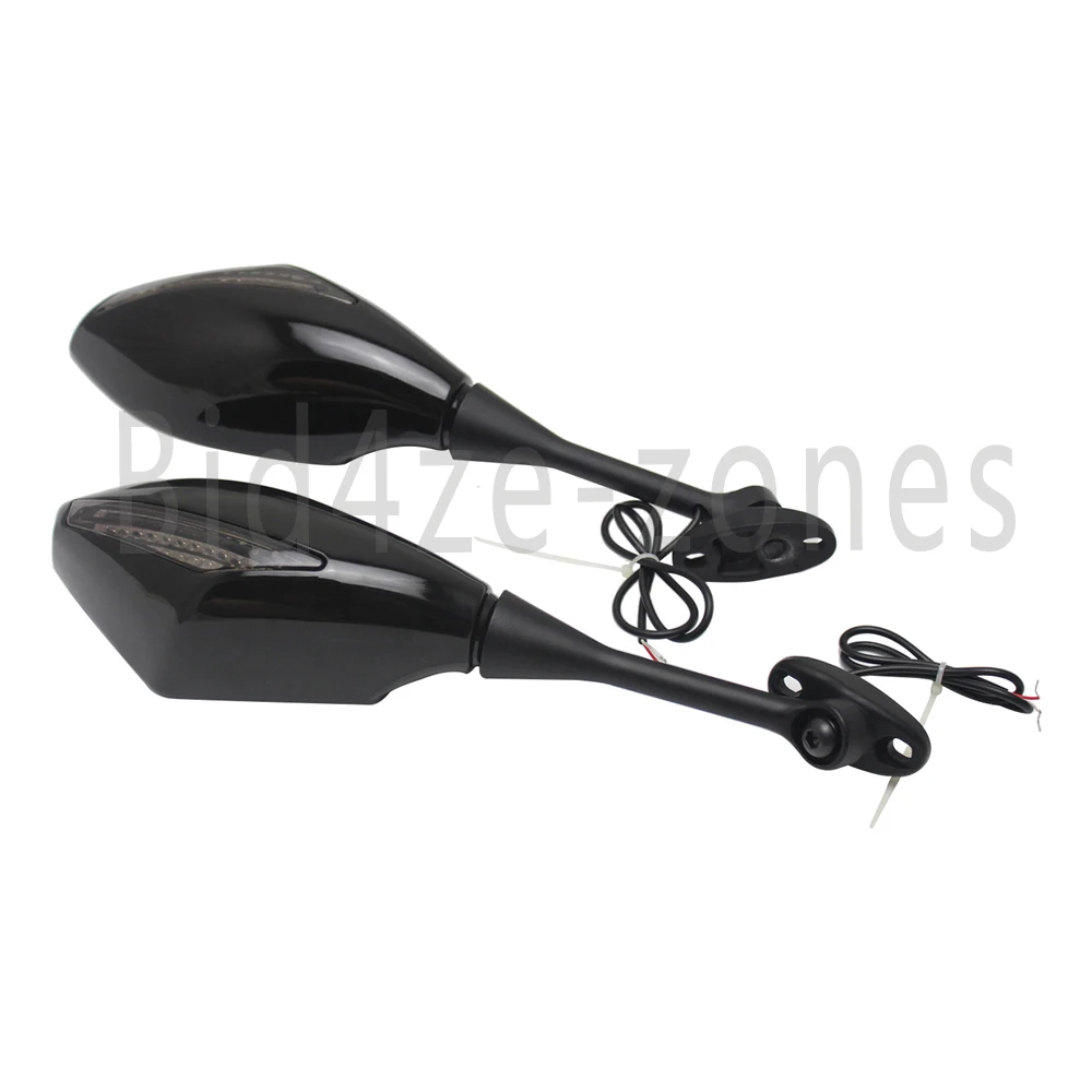 1 пара мотоциклетные зеркала LED с поворотным сигналом заднего вида для Honda CBR600RR