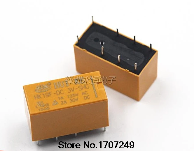 

Бесплатная доставка 100% новое оригинальное реле 10 шт./лот HK19F-DC3V-SHG 8PIN