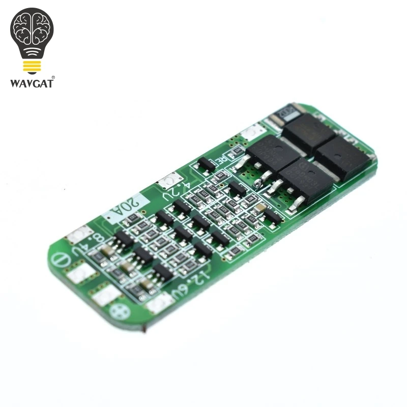 WAVGAT 3S 20A 18650 литий ионная литиевая батарея зарядное устройство PCB плата защиты BMS