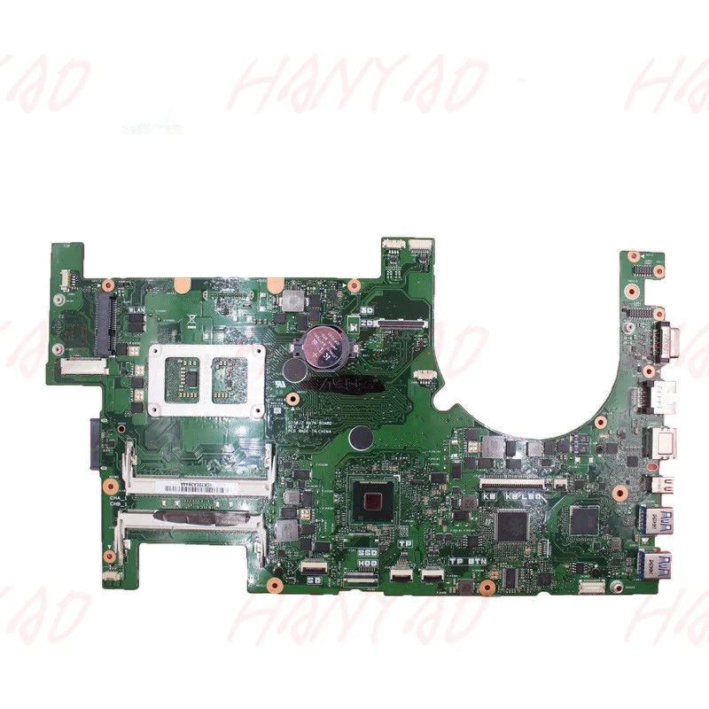  60NB04K0-MB1220 I7 cpu DDR3 For Asus G750JZA Laptop motherboard Free Shipping 100% test ok