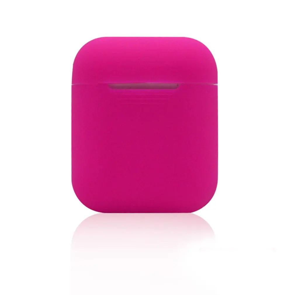 Мягкий ударостойкий силиконовый чехол для AirPods беспроводной защитный чехол для наушников для Air Pods зарядка защитная коробка