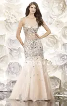 Hohe Qualität 2016 V-ausschnitt Straps Nixe-abschlussball Kristall Tüll Perlen Abendkleid Party Kleid vestidos de fiesta Sexy Open Back
