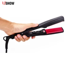 110-240 в керамический утюжок для выпрямления волос плоский Утюг светодиодные вплетения в волосы инструменты профессиональные щипцы для завивки волос бигуди электрические утюги